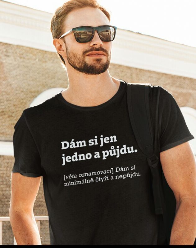 Vtipná trička pro muže s potiskem - Oslovte svůj smysl pro humor!