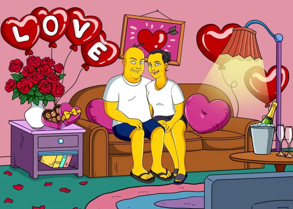 Simpsonovi na českých stěnách jako fenomén žluté karikatury