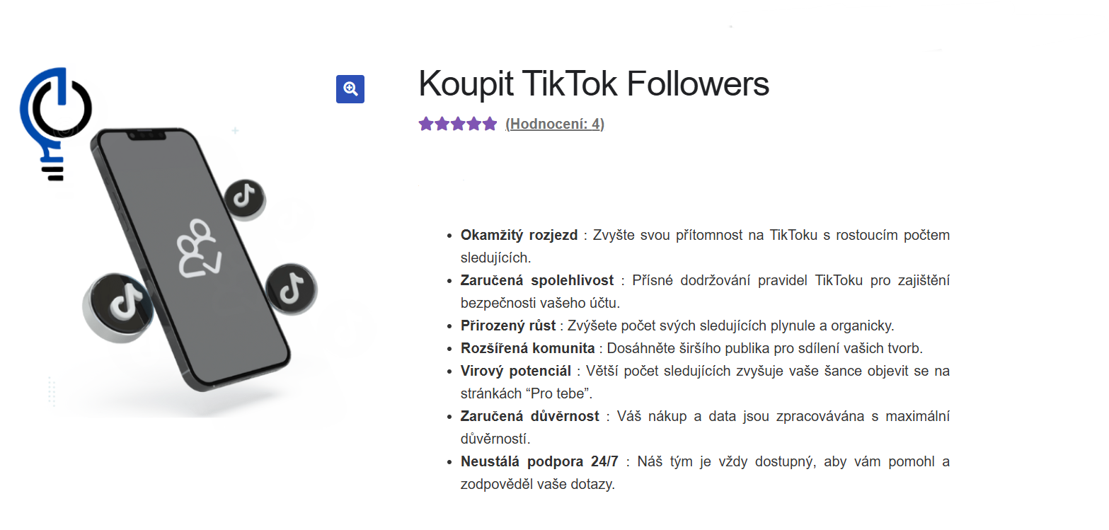 7 Nejlepších stránek kde koupit Tiktok followers levně (2026)