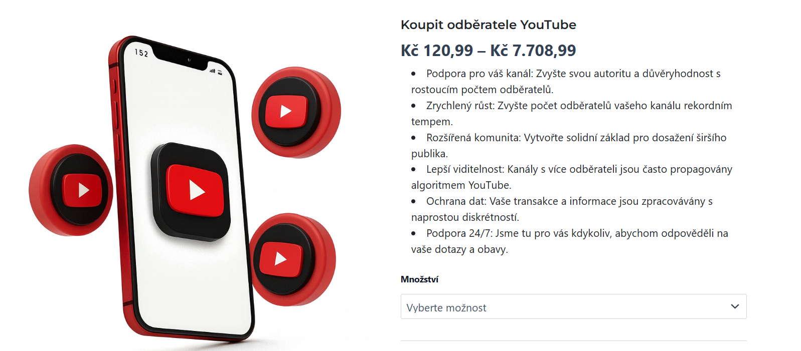 8 Nejlepších stránek kde koupit sledujici na youtube